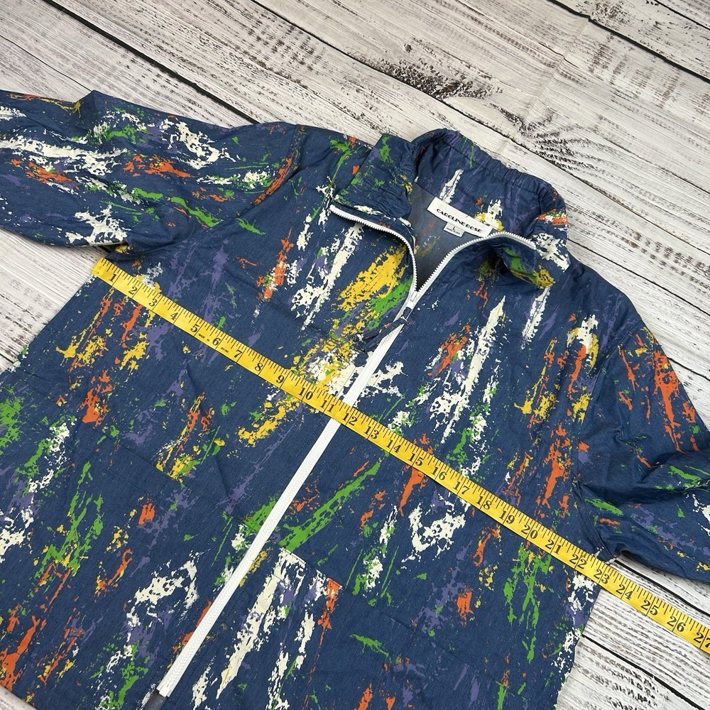 Colorful Abstract Bomber Jacket - Picture 3 of 7